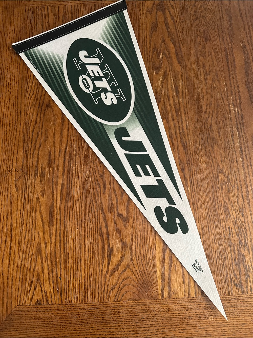 Vintage New York Jets felt pennant